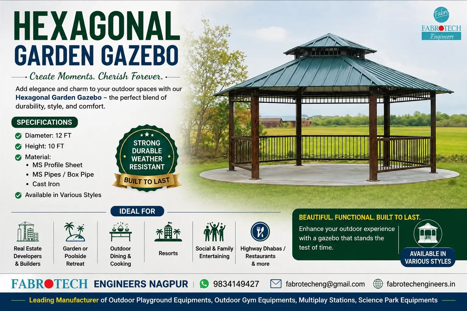 Gazebo Manufacturer in india