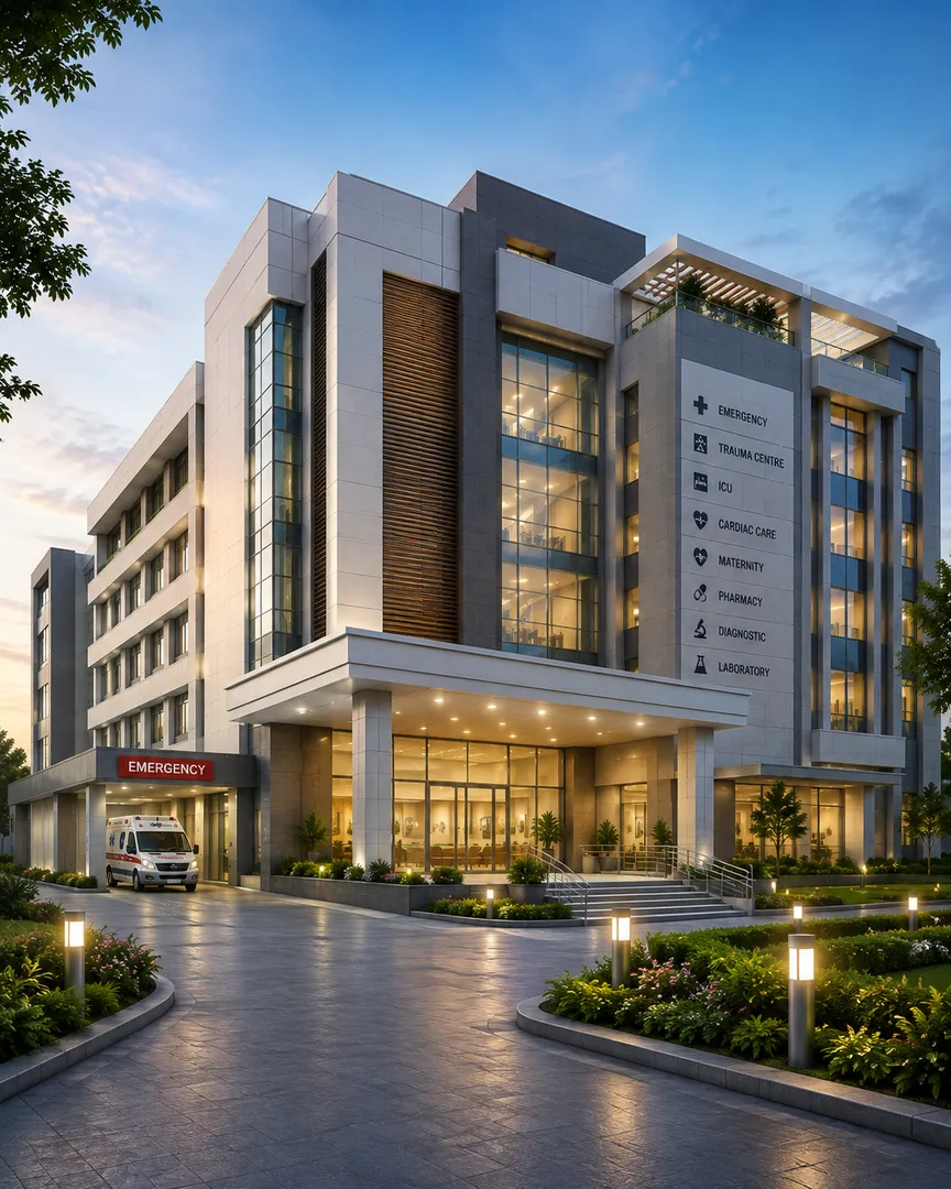 Hospital Building Design in Nagpur