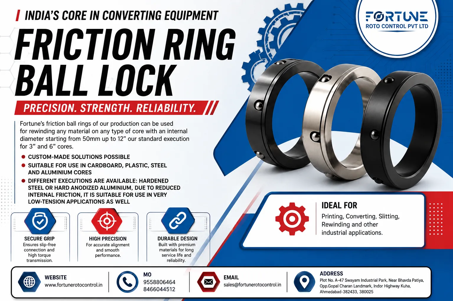 Friction Ring Ball Lock