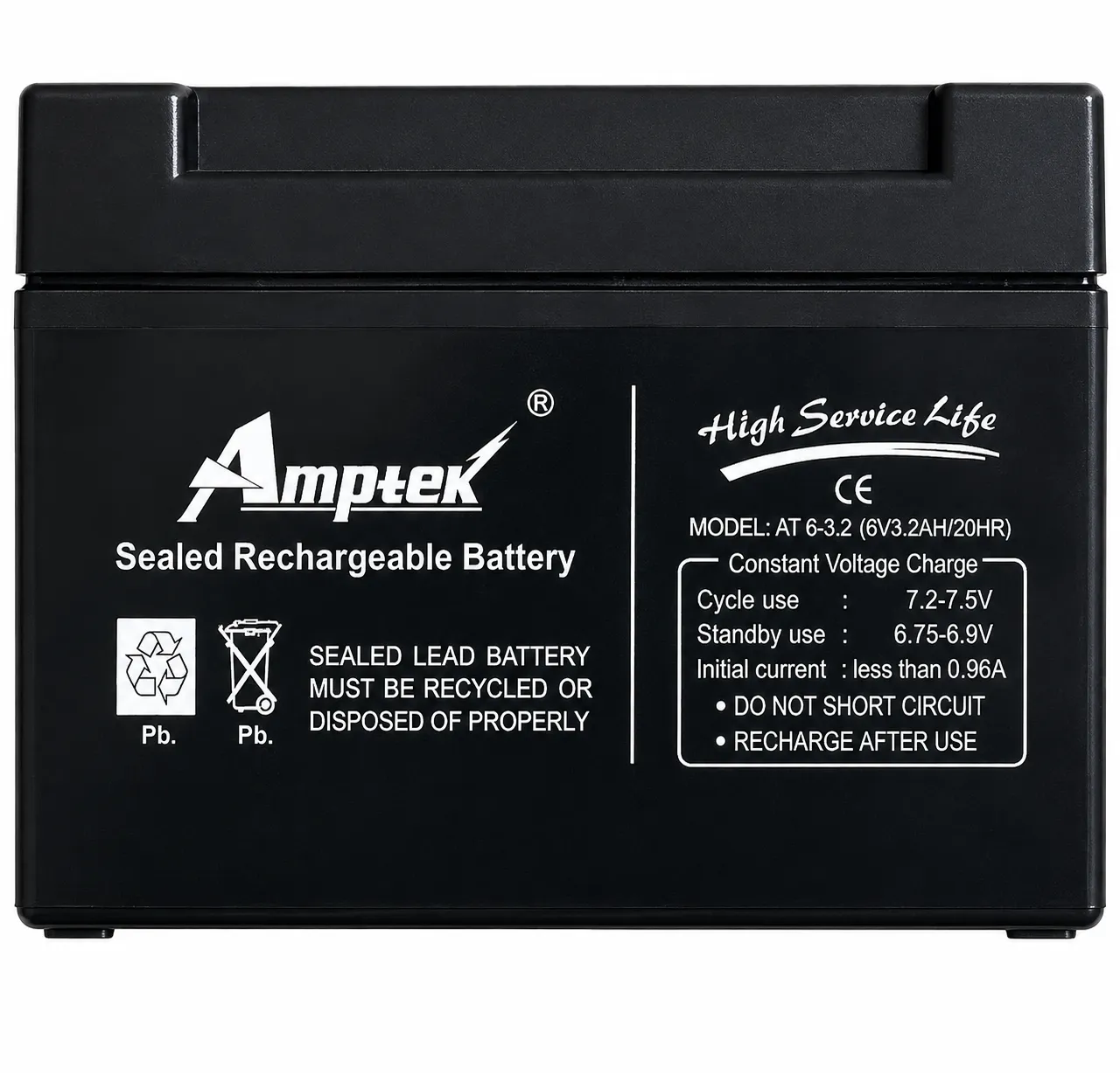 6V 3.2Ah Sealed Lead Acid Battery Manufacturer in India | VRD Solution