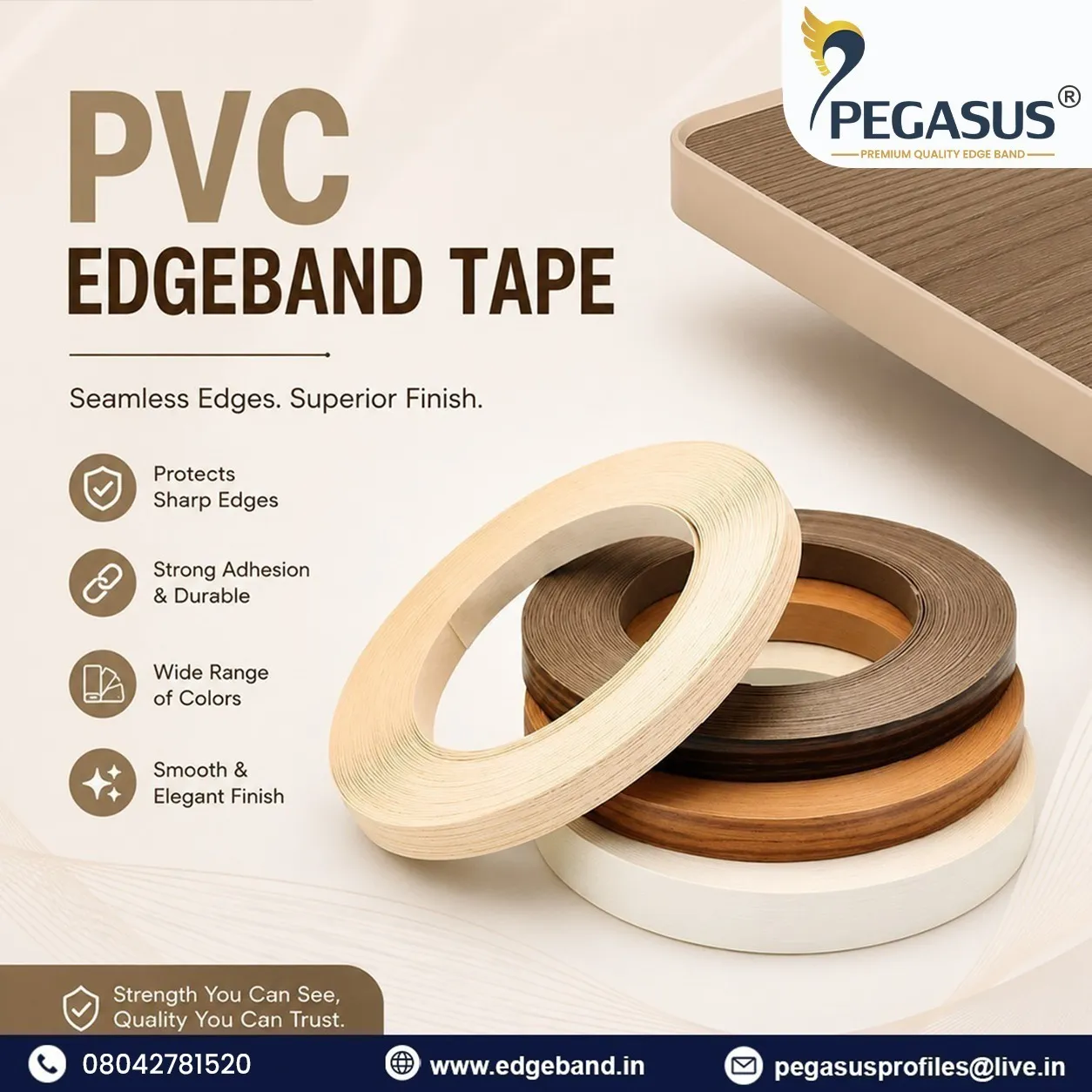 PVC Edge Band Tape Manufacturers in Qatar