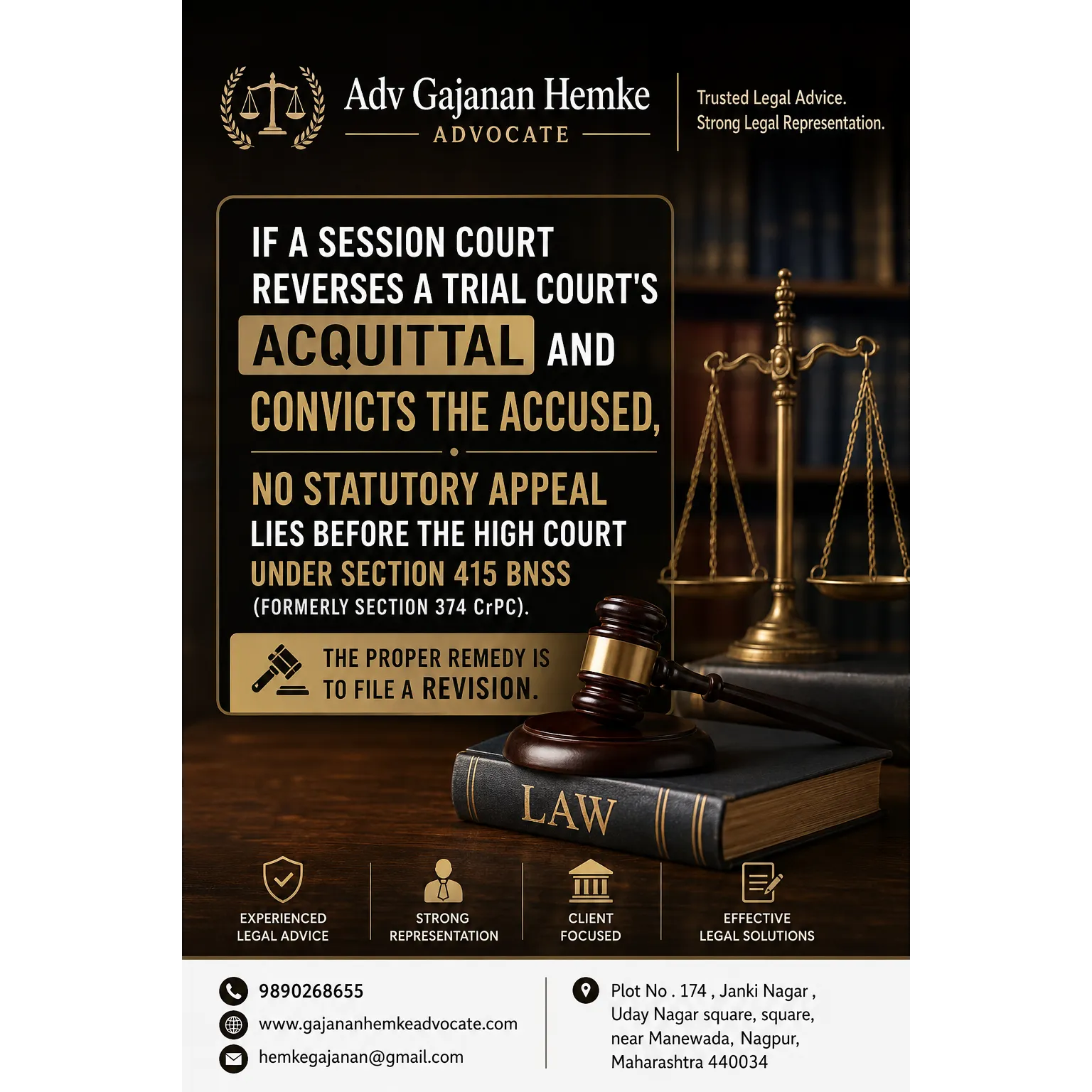 Legal Services – Adv. Gajanan Hemke, Nagpur