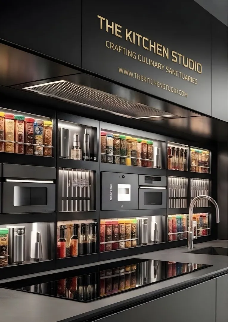 Reduce Kitchen Clutter with Modern Modular Kitchen Designs with Integrated Storage
