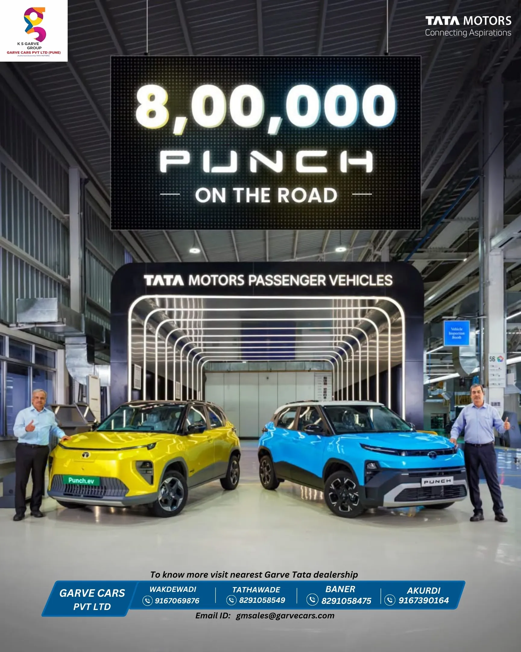 One choice.
Chosen over 8 lakh times. And still counting.
The PUNCH is now the fastest SUV to cross...