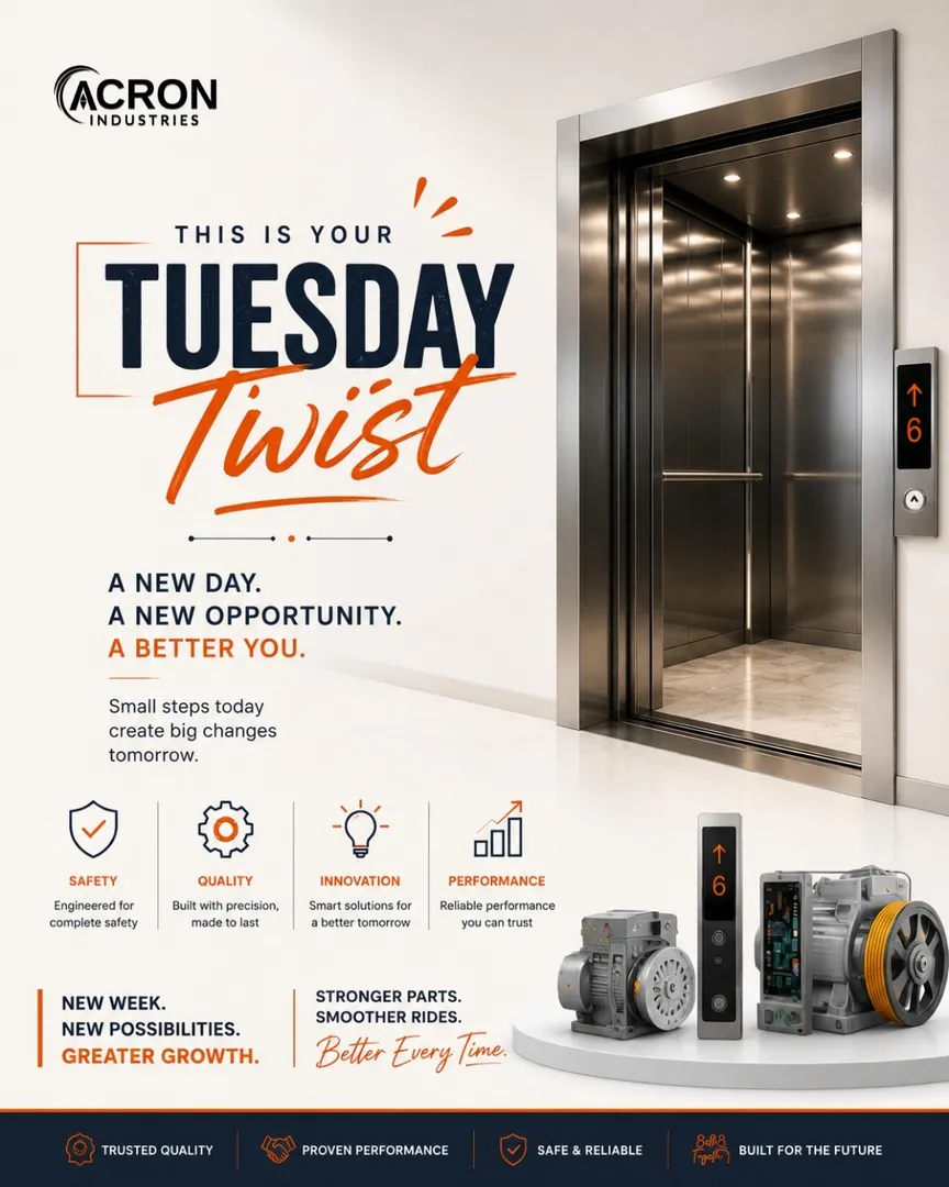 Every day is an opportunity to build better.
At Acron Industries, we don't just manufacture elevator...