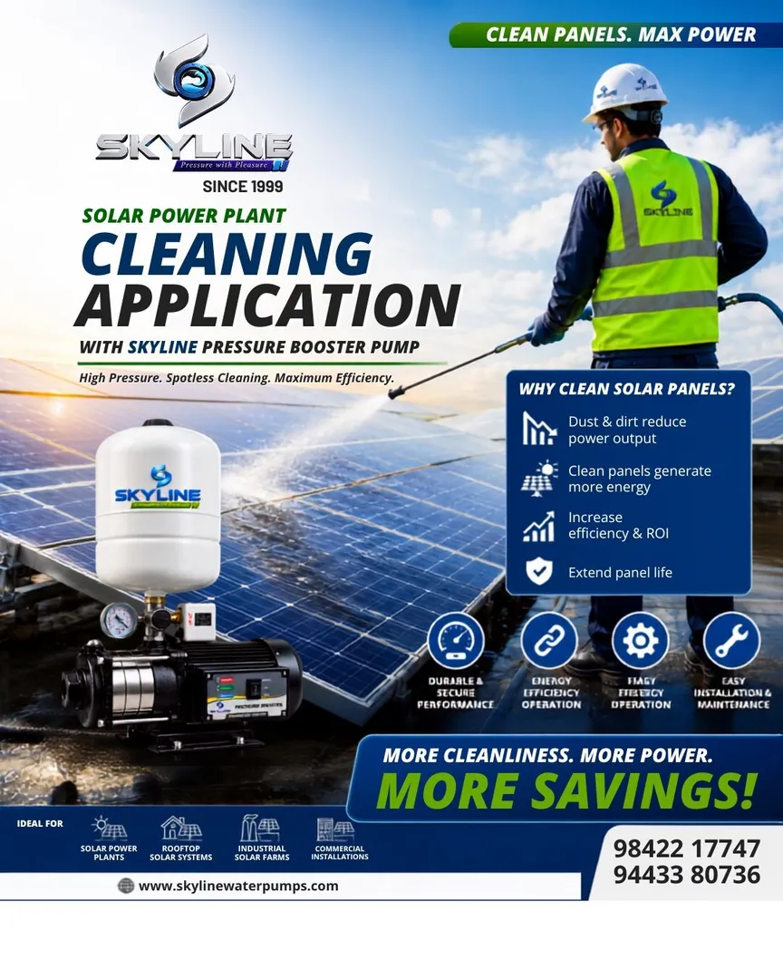 Keep Your Solar Panels Clean. Maximize Every Unit of Power.