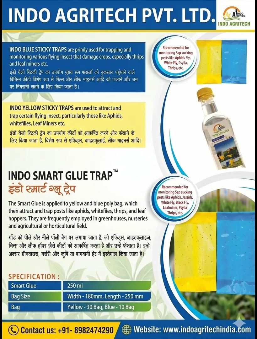 🌾 INDO SMART GLUE TRAP – The Smarter, Safer & Stronger Pest Control Solution by INDO AGRITECH PRIVA...