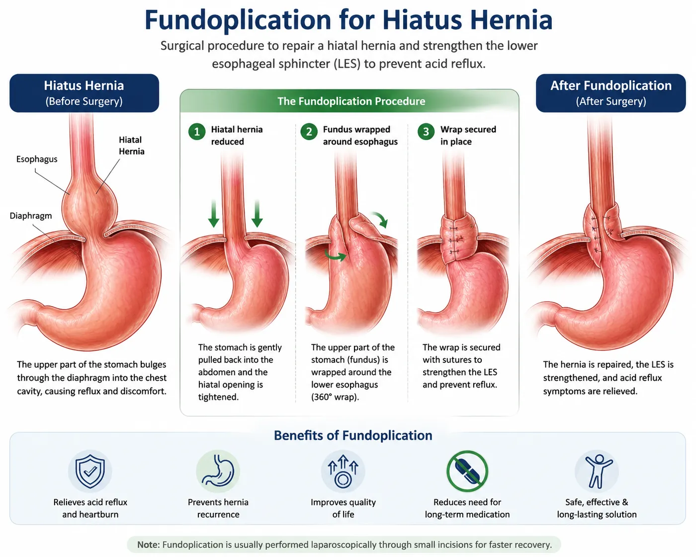 Fundoplication for Hiatus Hernia: Who May Benefit from Surgery?