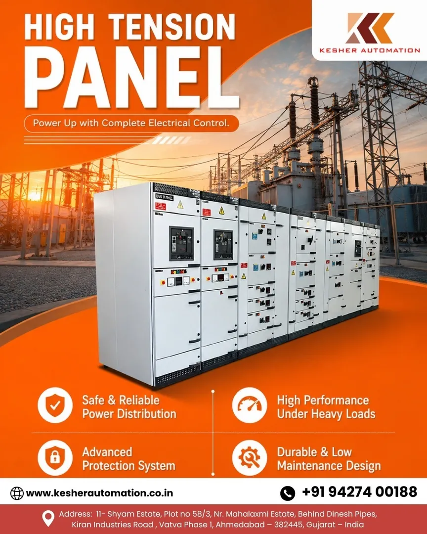High Tension Panel Manufacturer in Ahmedabad | Kesher Automation