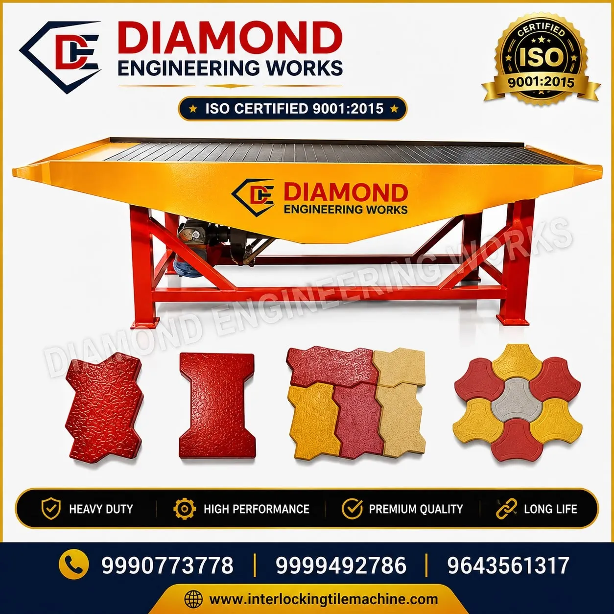 Paver Block Vibration Table Machine Manufacturer in Ghaziabad