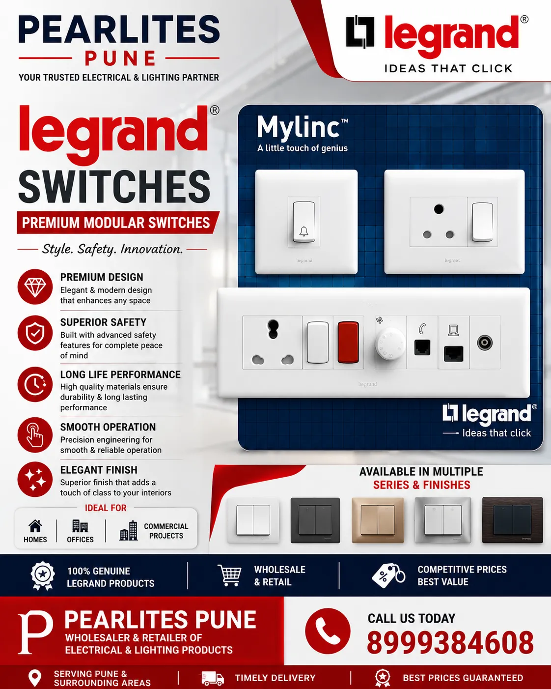 Legrand Switches Dealer in Pune
