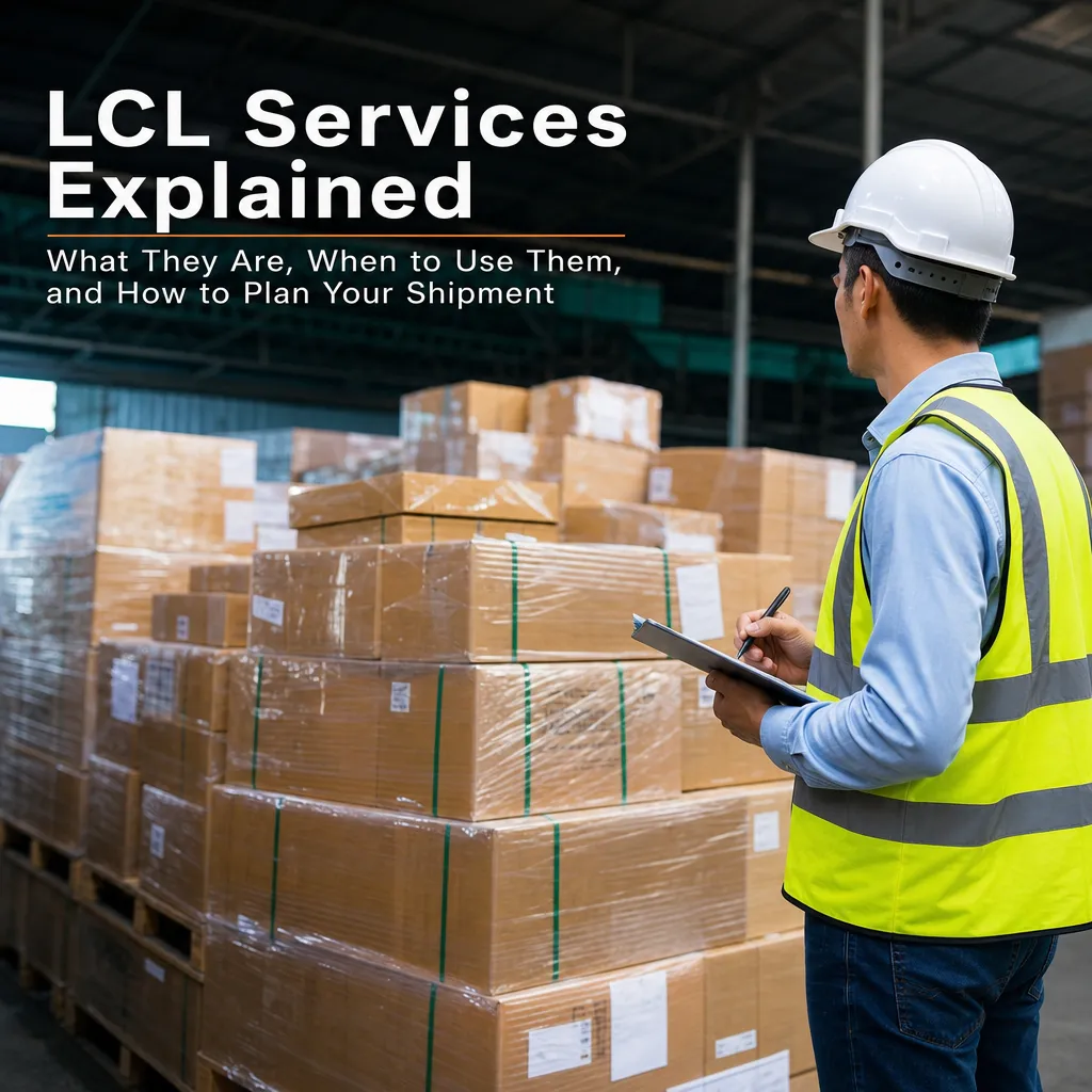 LCL Services Explained: What They Are, When to Use Them, and How to Plan Your Shipment