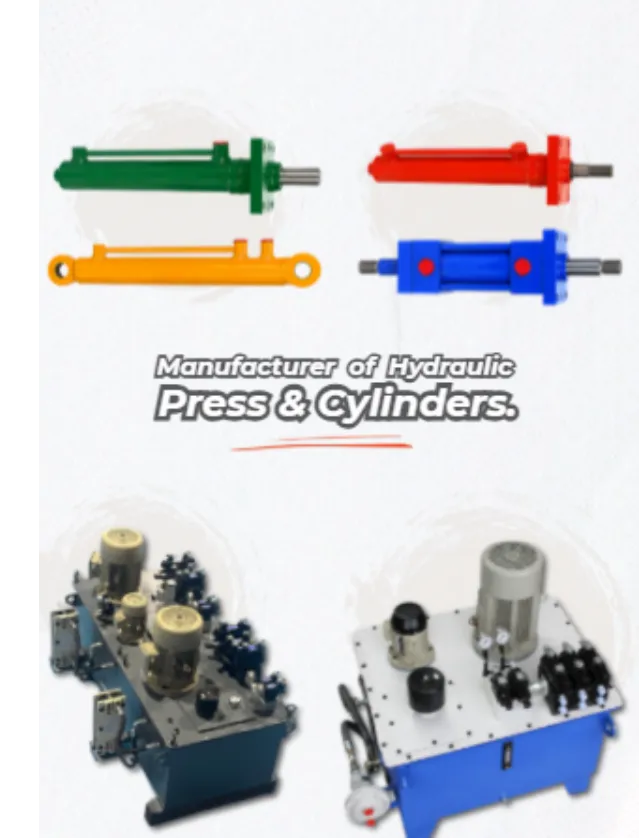 Hydraulic Press & Hydraulic Cylinder Manufacturers in India