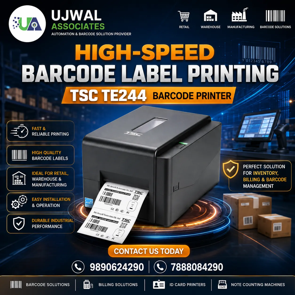 π Barcode Label Printer Distributor in Nagpur