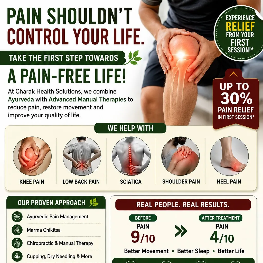 Best Ayurvedic Knee and Back Pain Relief Center in Vartak Nagar