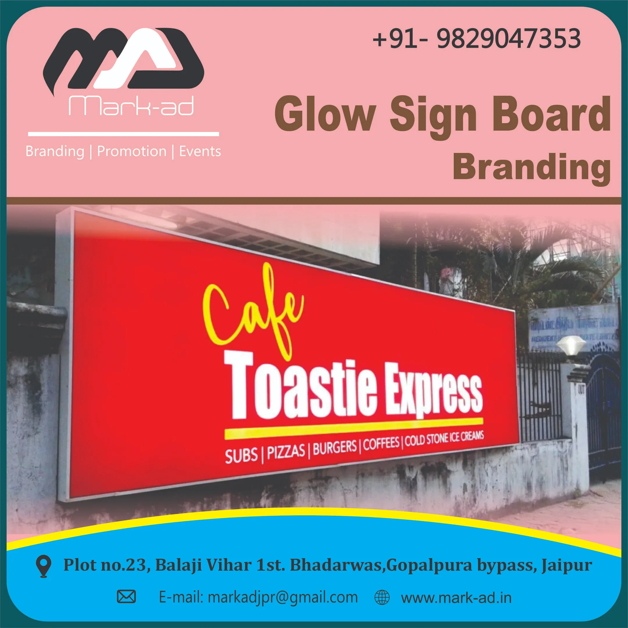 Best Glow Sign Board in Jaipur Rajasthan Branding