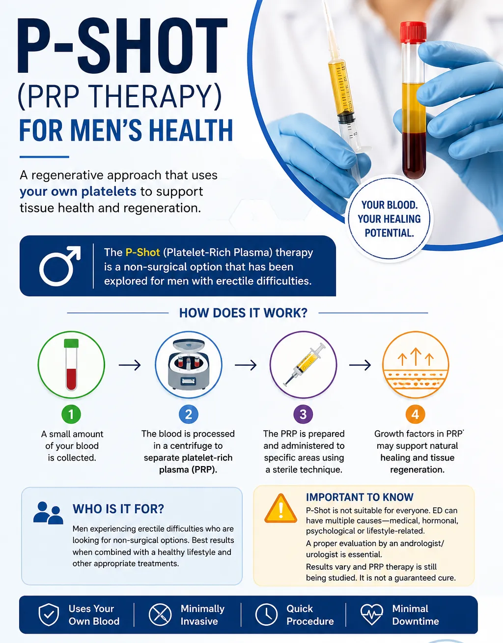P-Shot PRP Therapy: Men ko kya pata hona chahiye?