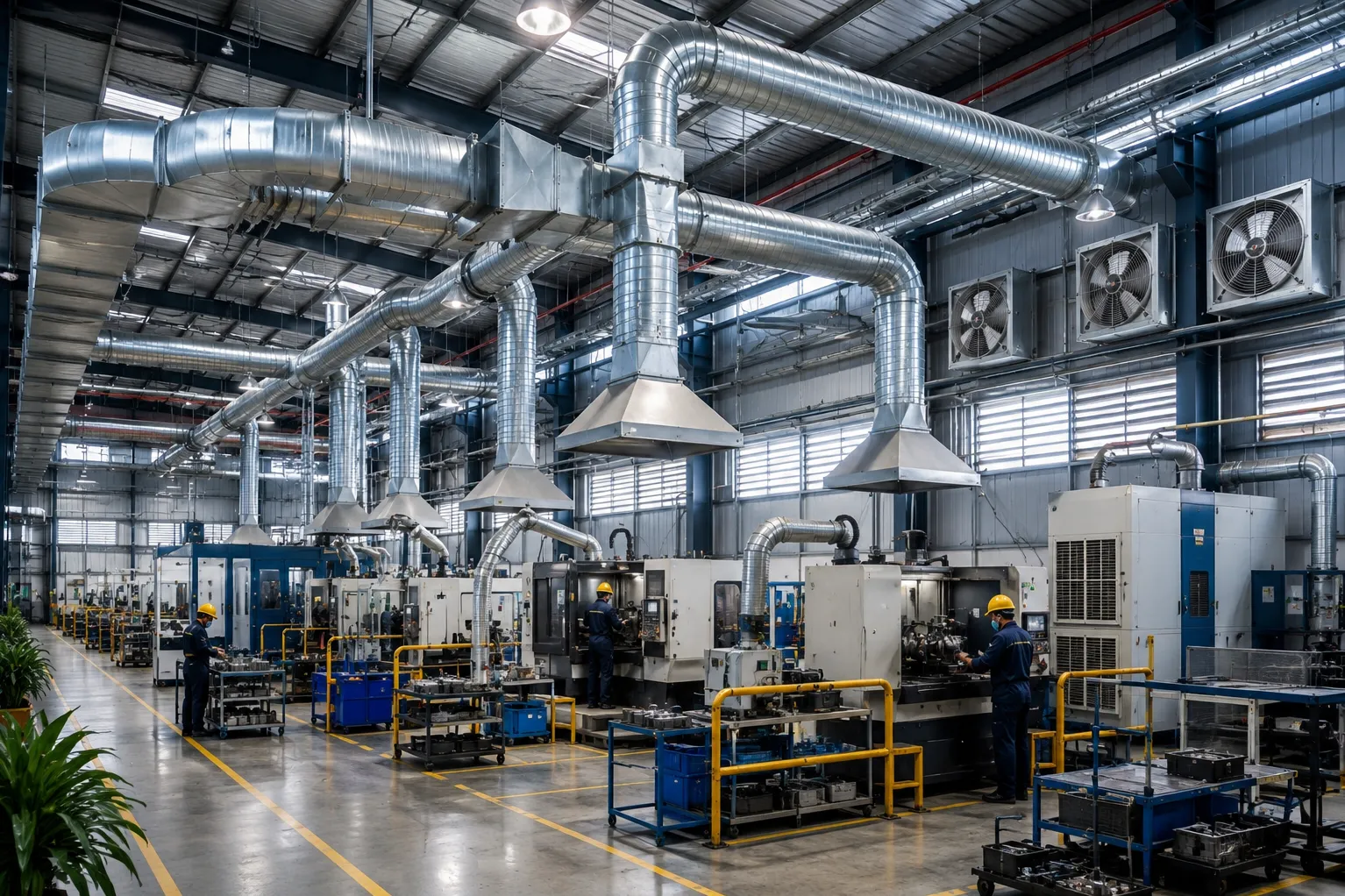 Industrial Ventilation Systems That Improve Safety and Productivity in Manufacturing Facilities