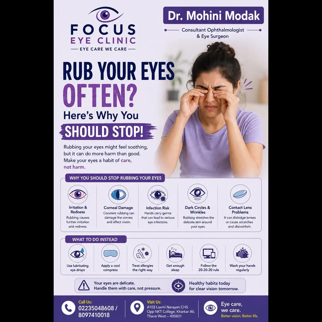 Rub Your Eyes Often? Here's Why You Should stop!