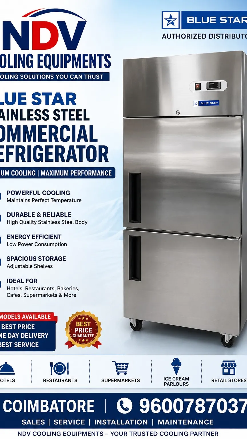 Blue Star Voltas Haier Daikin Elanpro Western Rockwell Deep Freezer Visi Cooler Dealer In Coimbatore