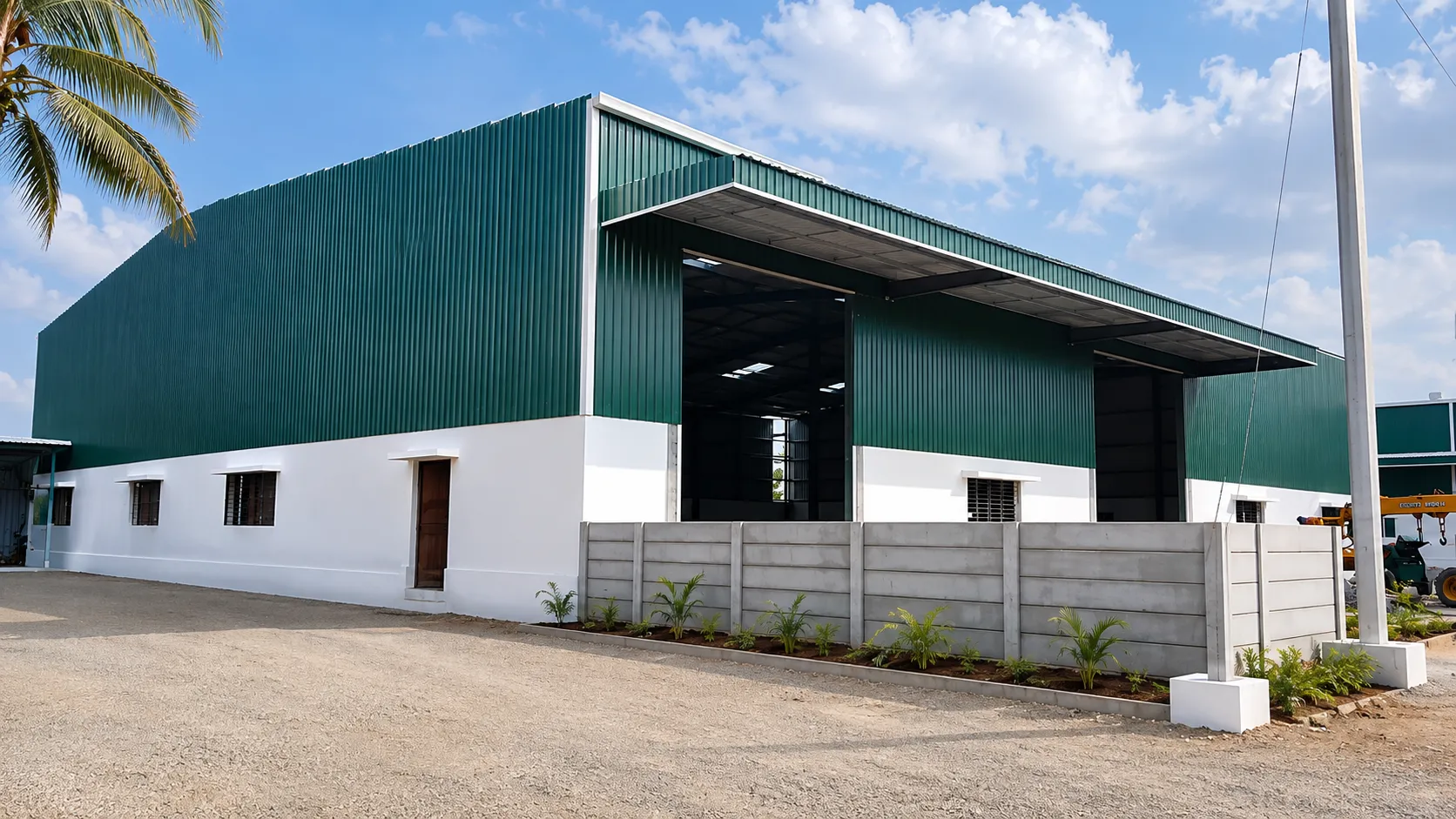 KANAGARAJ SITE – Premium Industrial Warehouse Construction in Pachapalayam, Perur, Coimbatore