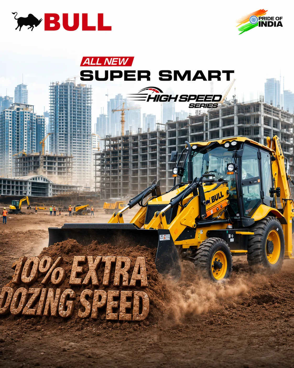 BULL Super Smart BSV – Built for Speed, Power & Performance! 🚜💪