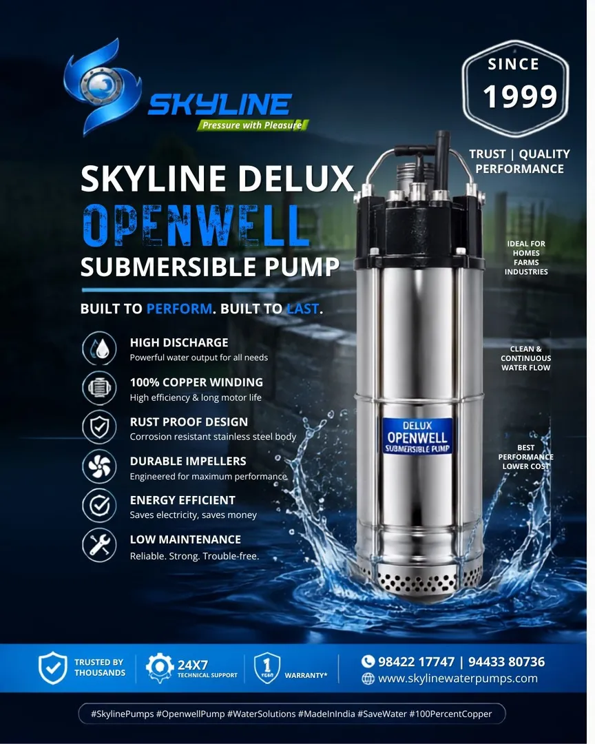 SKYLINE DELUX OPENWELL SUBMERSIBLE PUMP