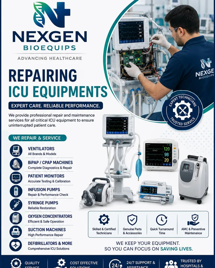 ICU EQUIPMENTS REPAIRING AND SERVICES