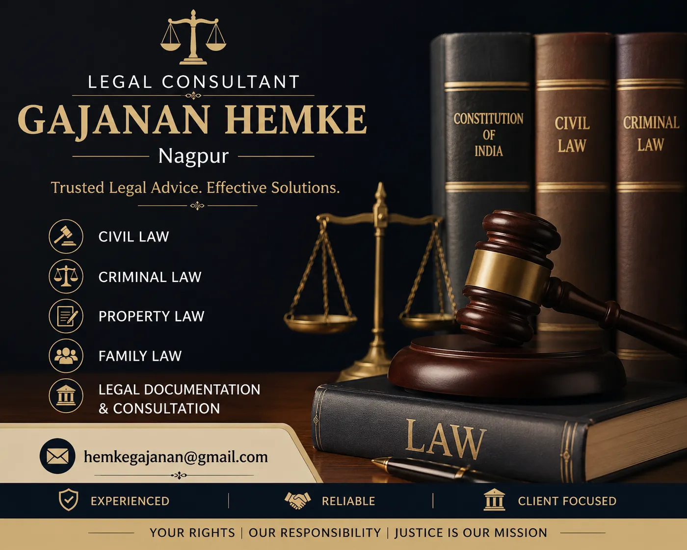 Legal Consultant in Nagpur – Adv. Gajanan Hemke