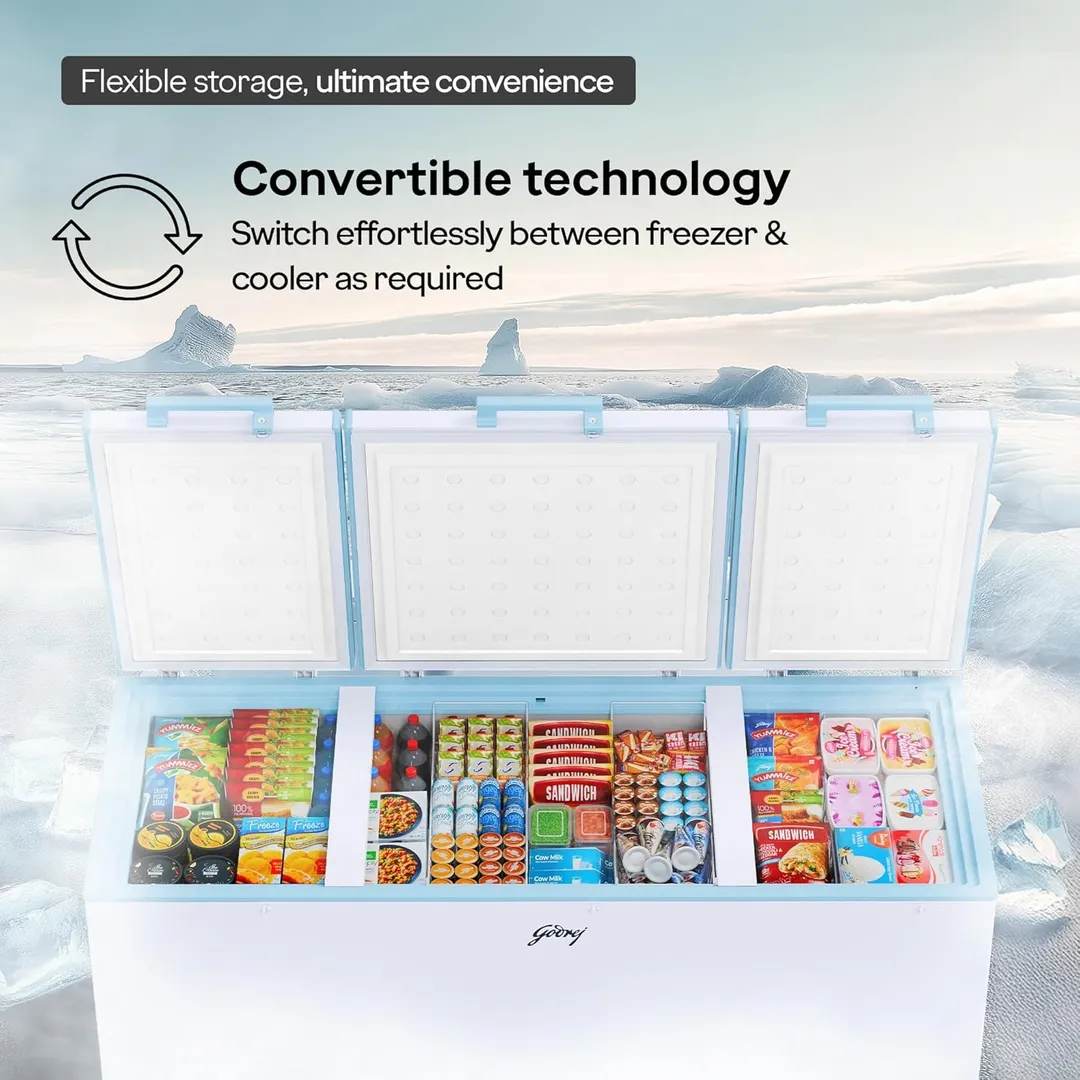 Godrej 630D 3HCGP Hard Top Deep Freezer Lowest Price Chennai | Frostik Easy EMI