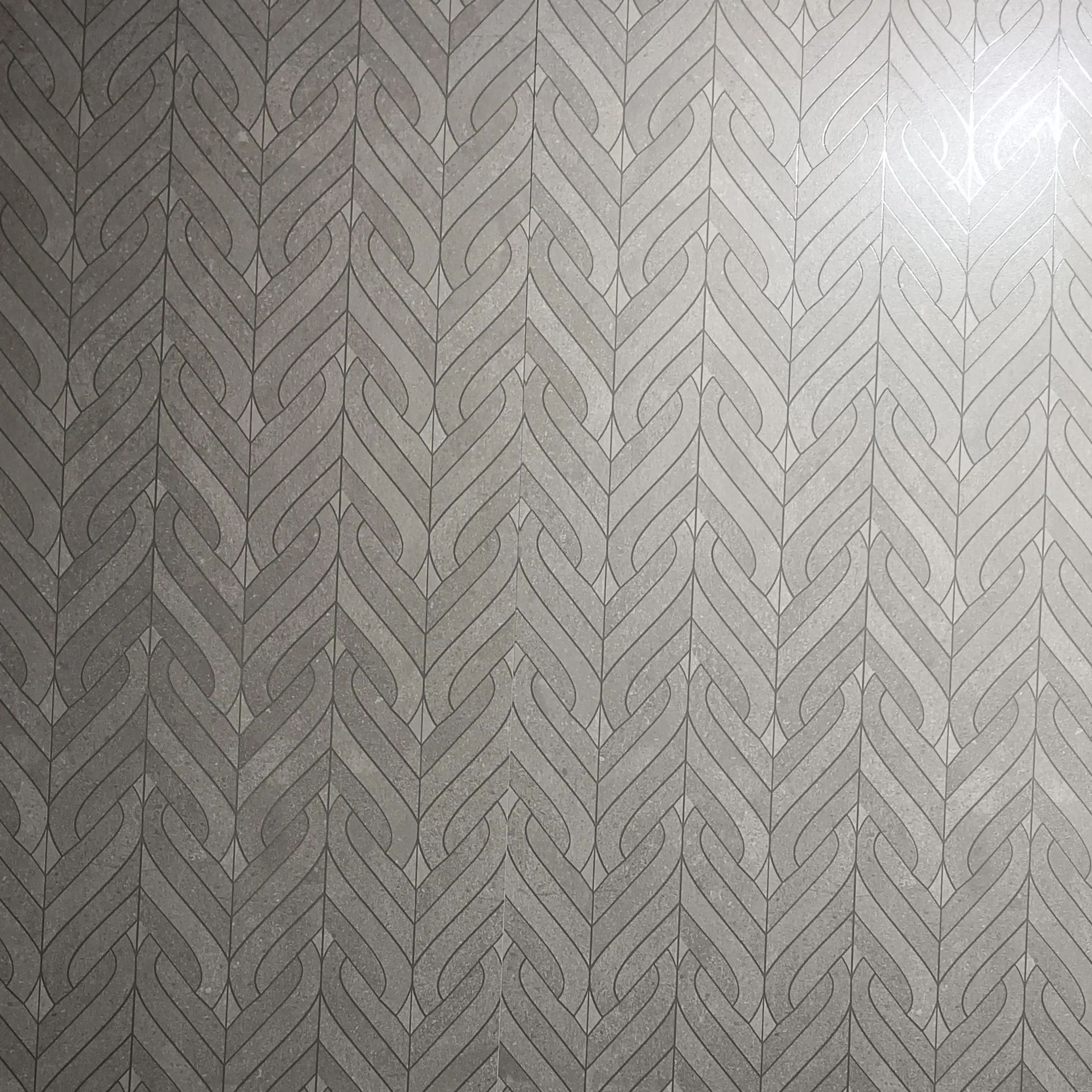 KAG TILES HITECH CERAMIC AND CO 4X2 FLOOR MATT FINISH" SWIR GREY DECOR "