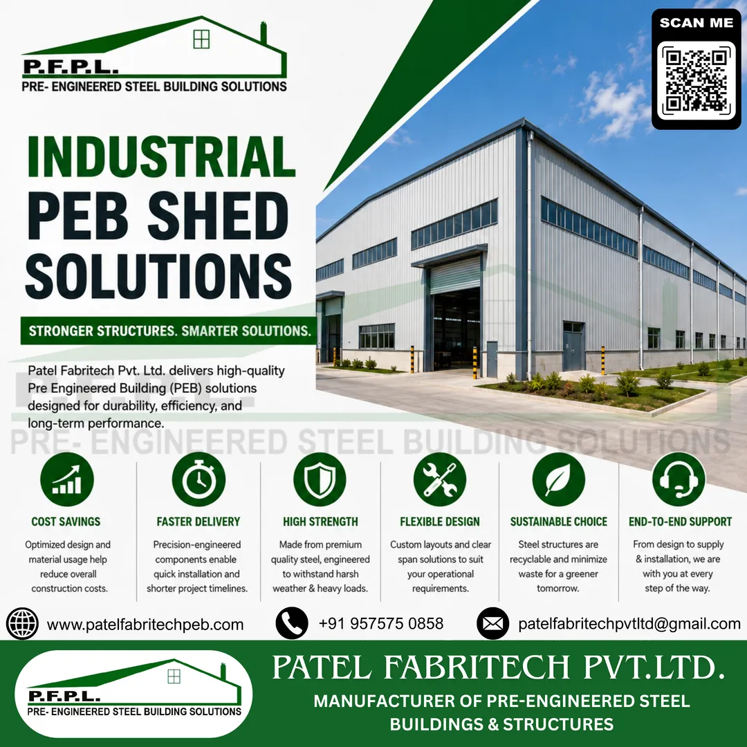 Engineered for Strength, Designed for Growth โ Patel Fabritech Pvt. Ltd. ๐๏ธโ๏ธ