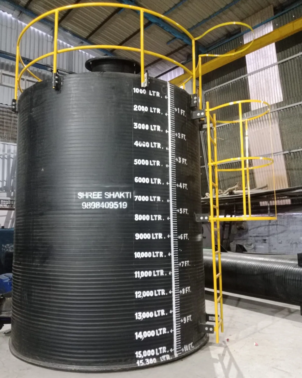 6000L Spiral HDPE Tank Manufacturer in Vatva Ahmedabad