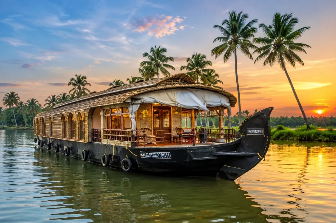 Must visit Alleppey (Alappuzha) is known as the “Venice of the East” because of its beautiful networ...