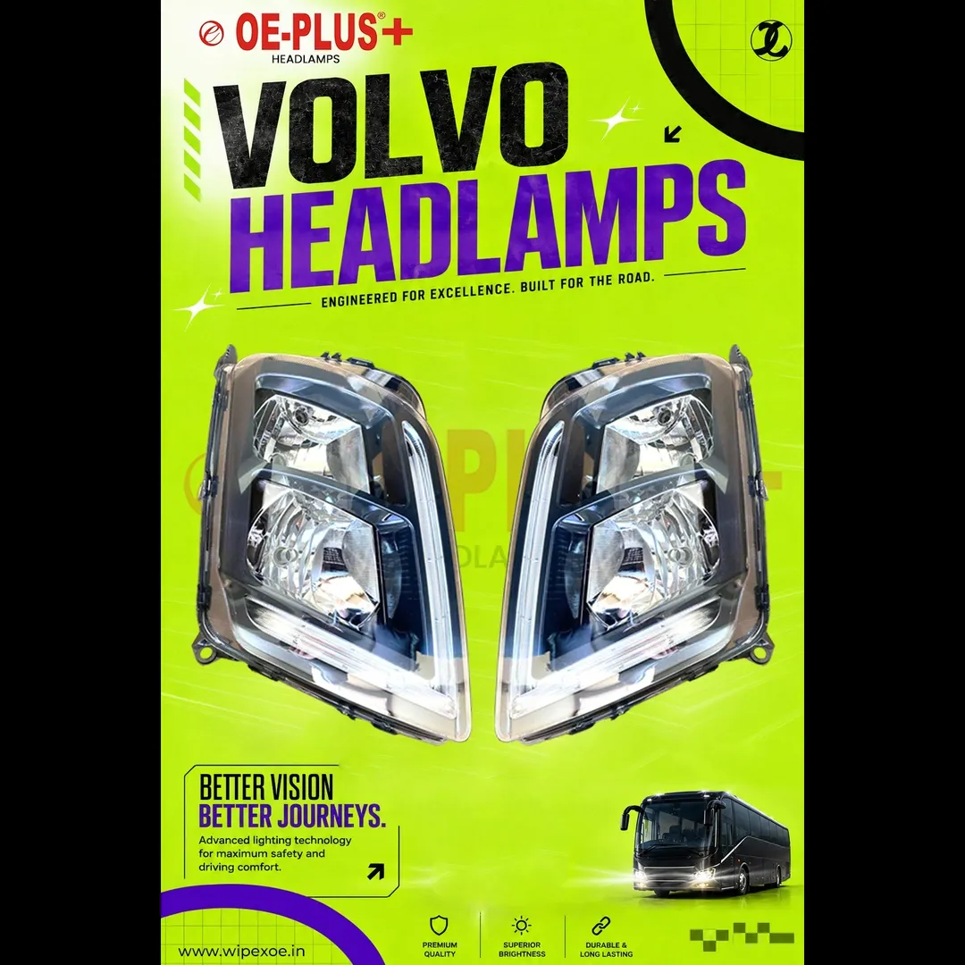 Volvo Headlamps Manufacturers in India | Automotive Lighting | Wipex Industries