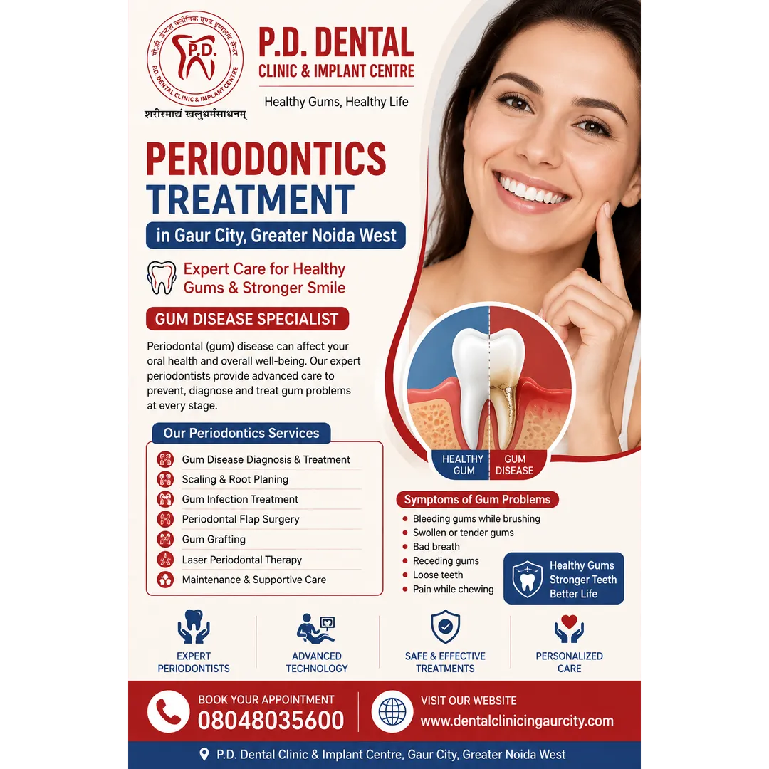 Periodontics Treatment in Gaur City, Greater Noida West | Gum Disease Specialist |