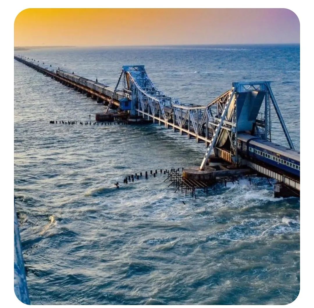 Must visit The Pamban Railway Bridge is India’s first sea bridge, connecting Rameswaram Island with ...