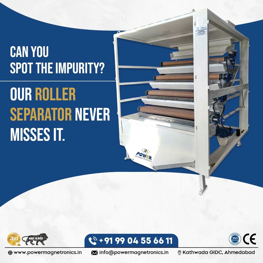 Magnetic Roller Separator for Mineral Processing