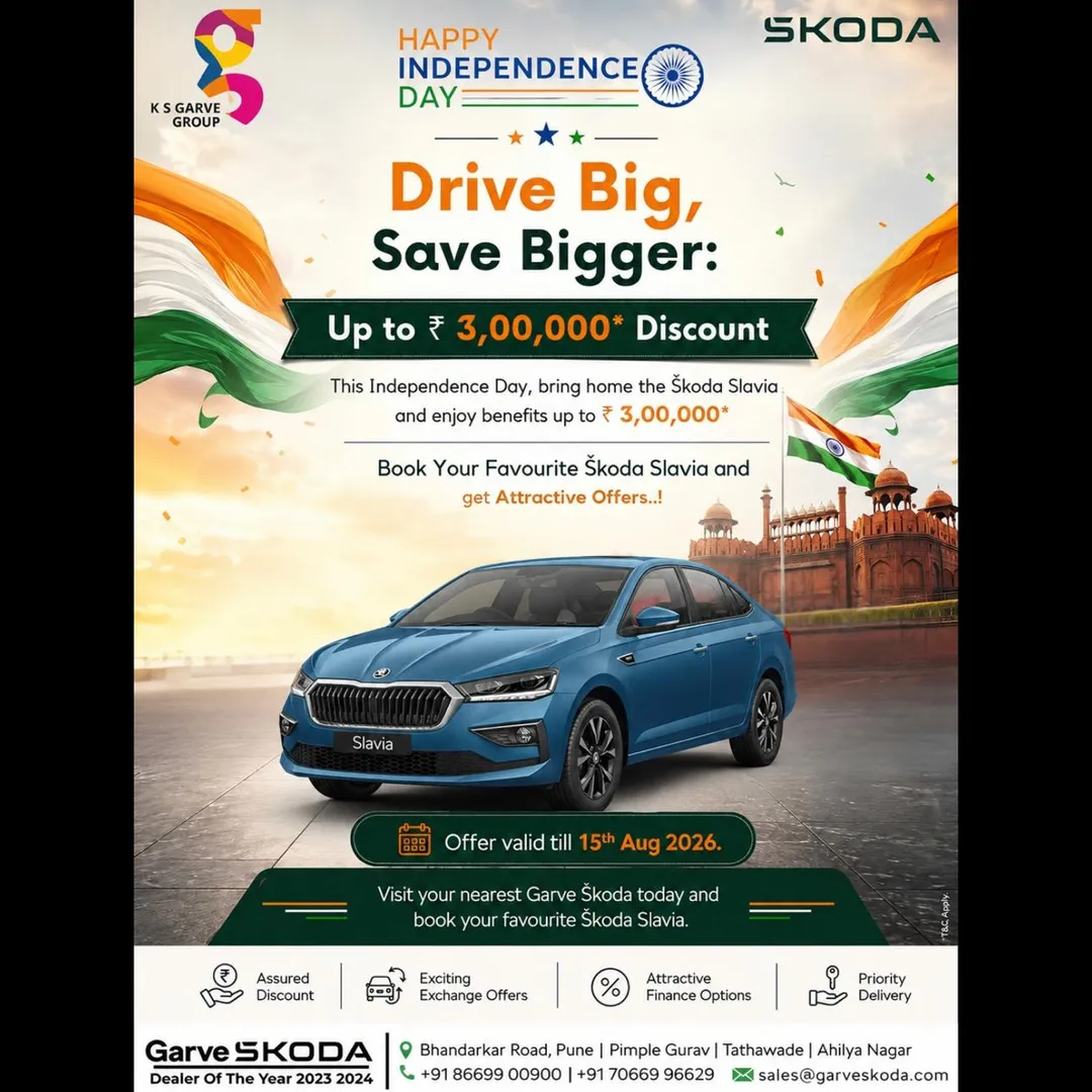 HAPPY INDEPENDENCE DAY
Drive Big, Save Bigger!
💰 Up to ₹3,00,000 Discount*
This Independence Day, b...