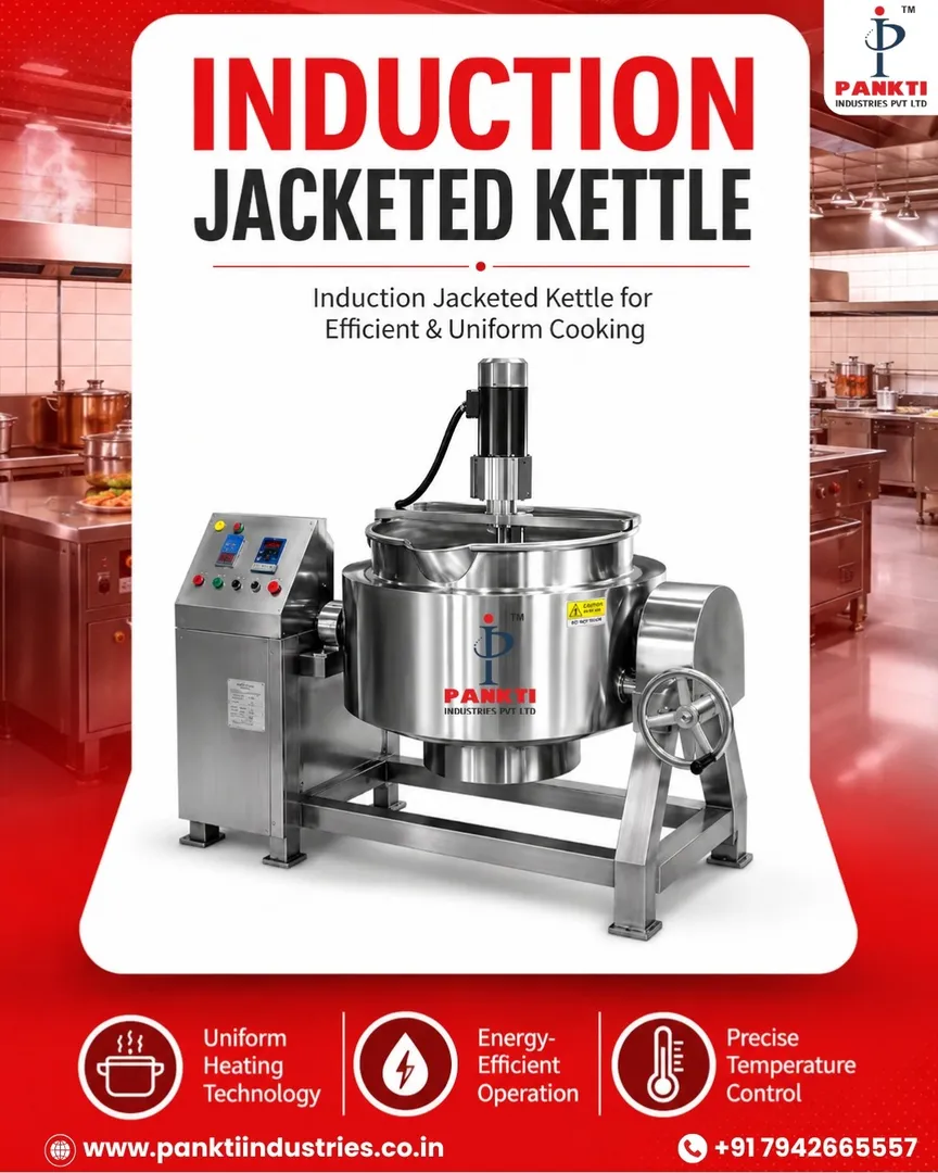 Induction Jacketed Kettle Manufacturer in Ahmedabad|Pankti Industries Pvt. Ltd