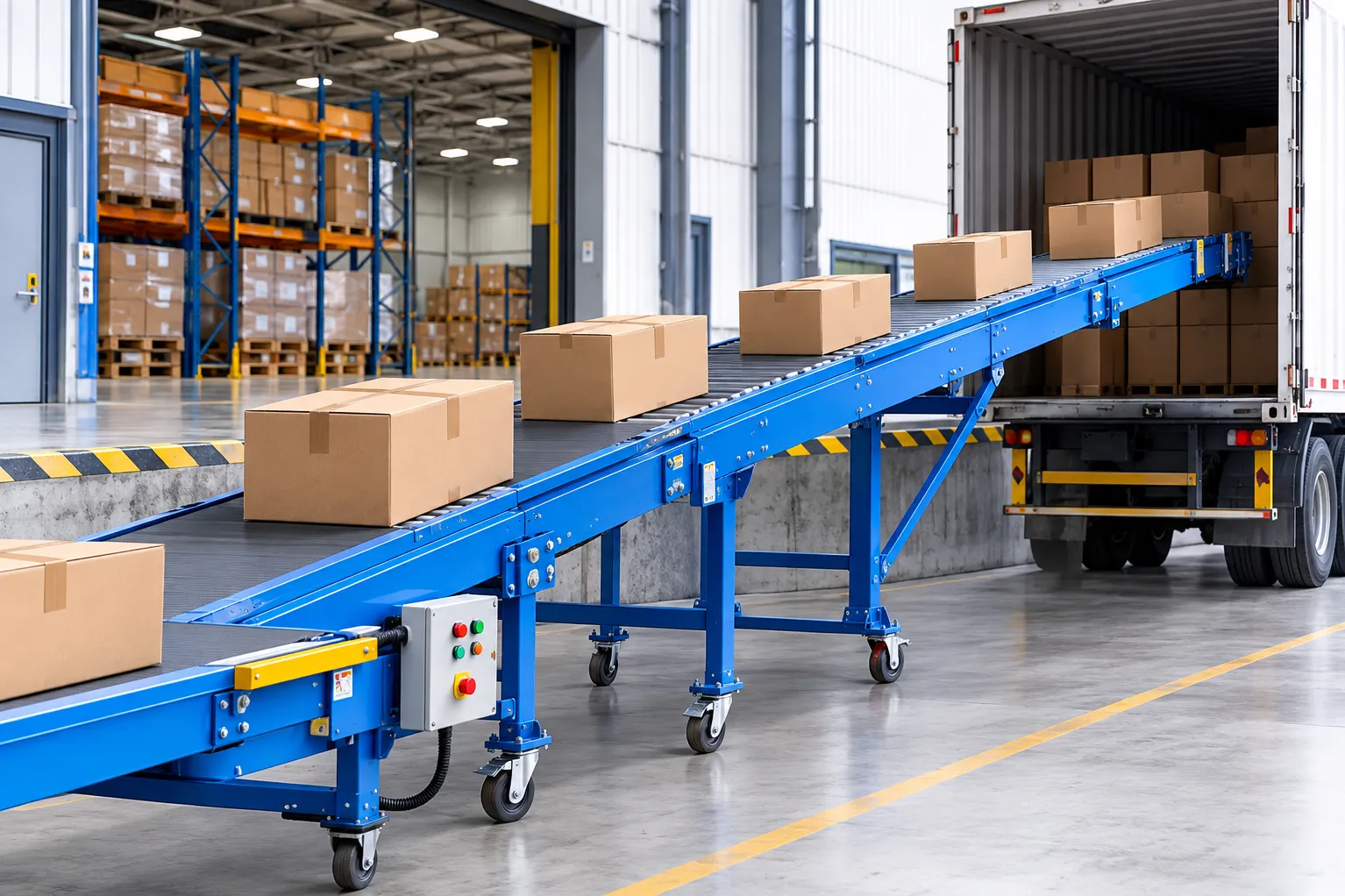 Loading & Unloading Conveyor Systems: A Smart Investment for Faster Warehouse Operations in Ghaziaba
