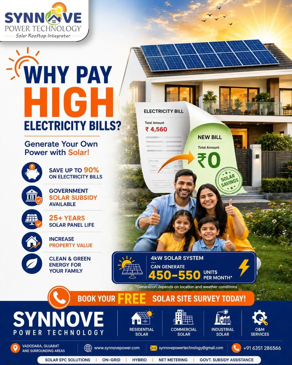 Still paying high electricity bills every month?