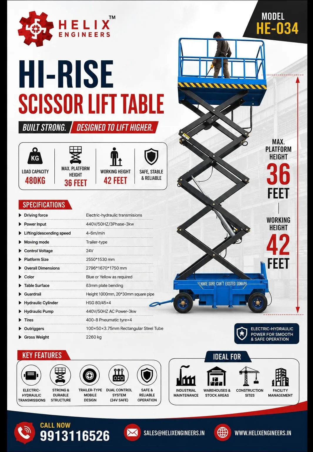 14 Meter Hydraulic Scissor Lift Supplier