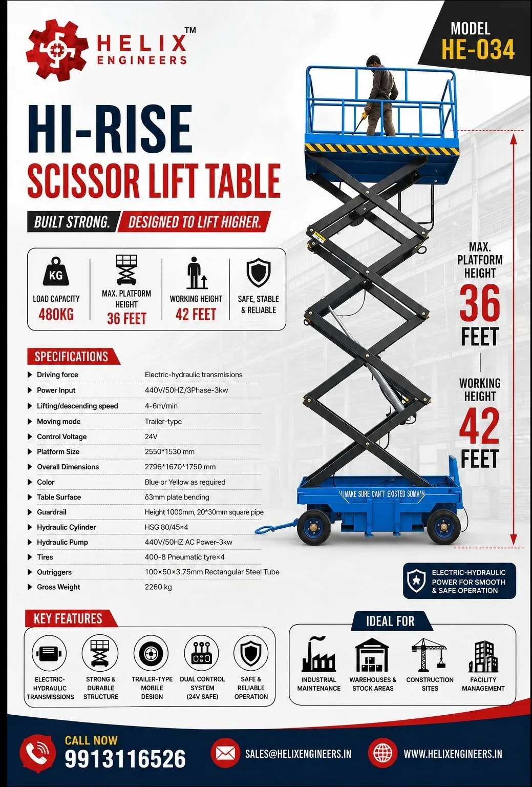 12 Meter Scissor Lift Table Supplier