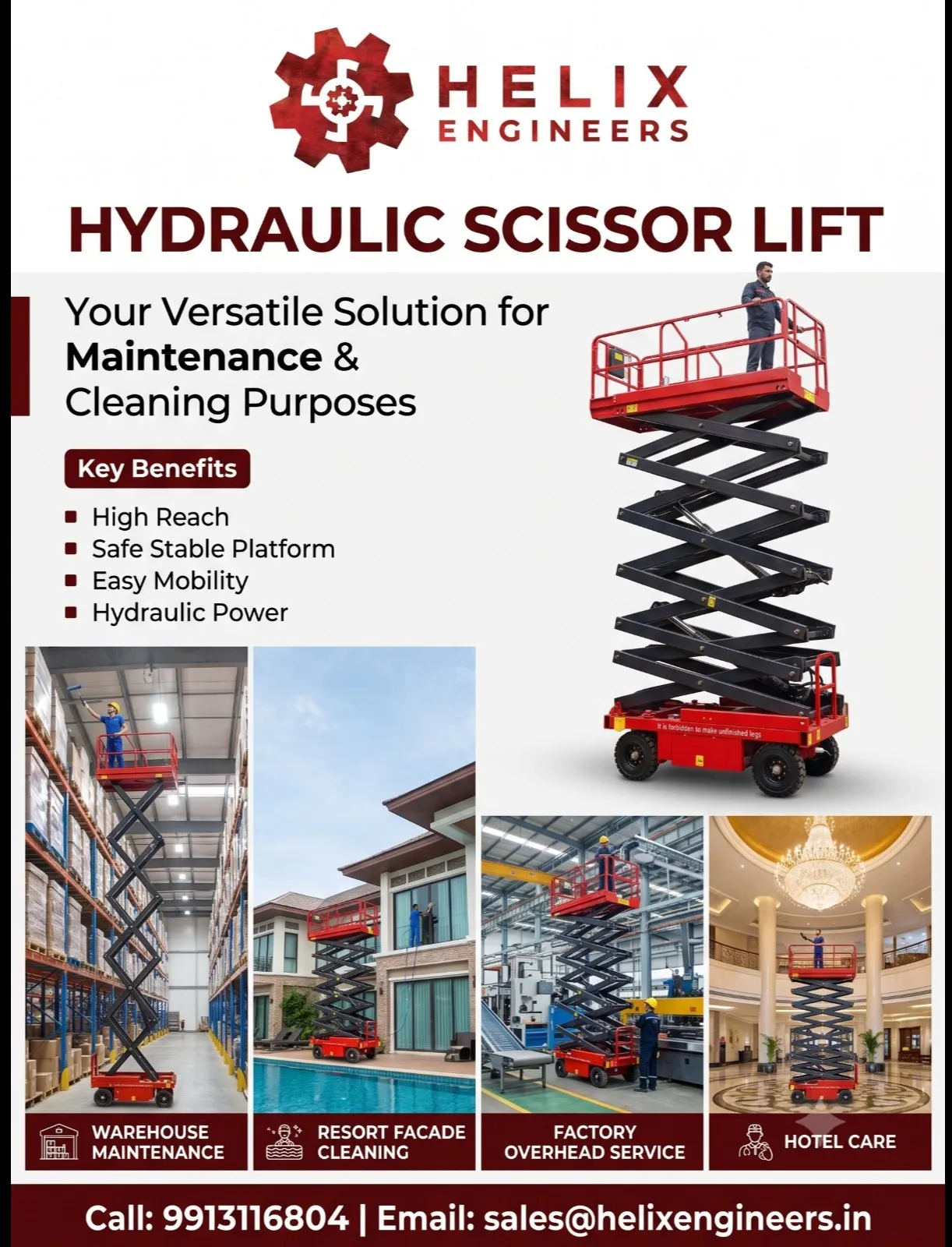 Hydraulic Scissor Lift in Chennai
