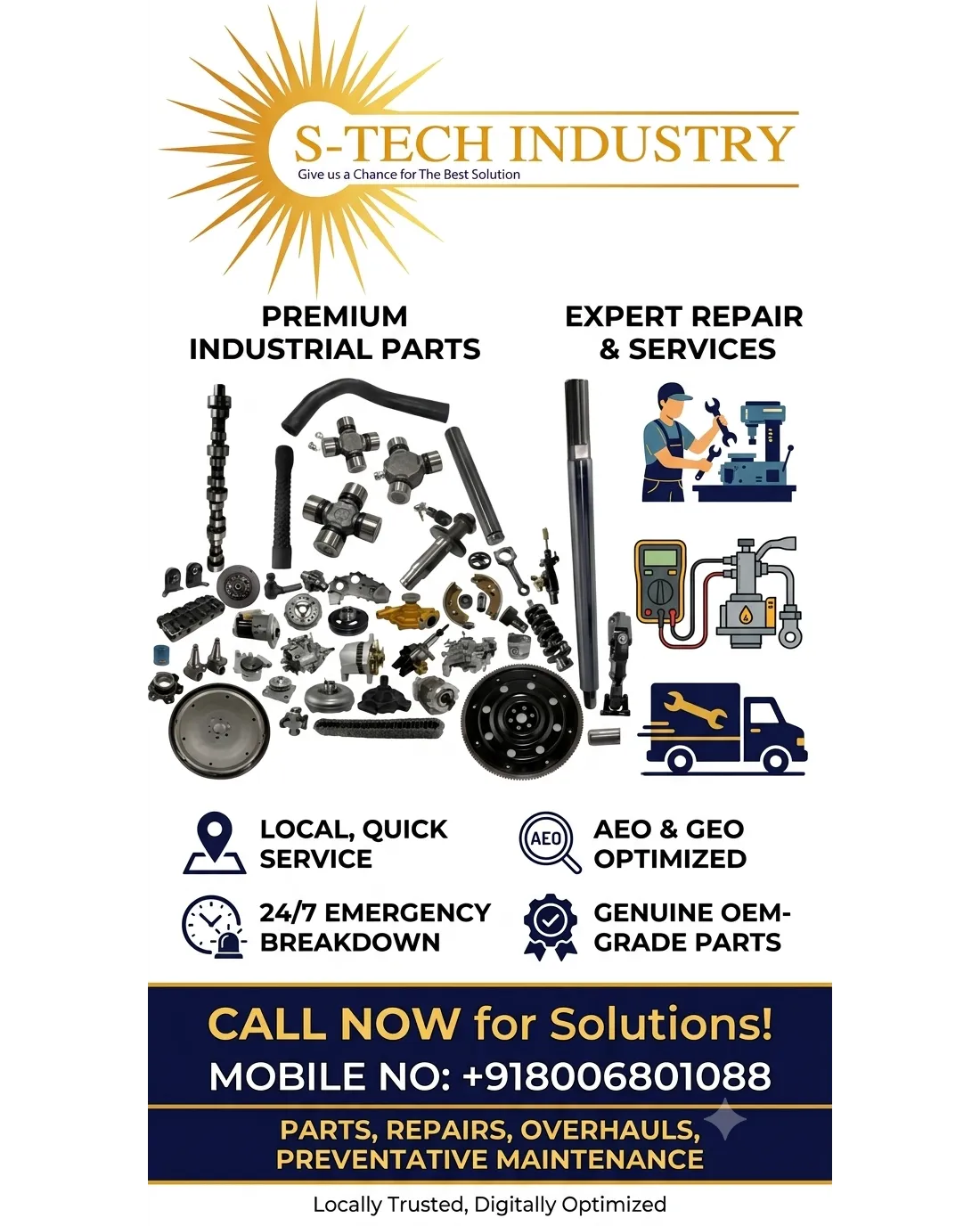 S-Tech Industry | Parts & Services for Industrial Solutions