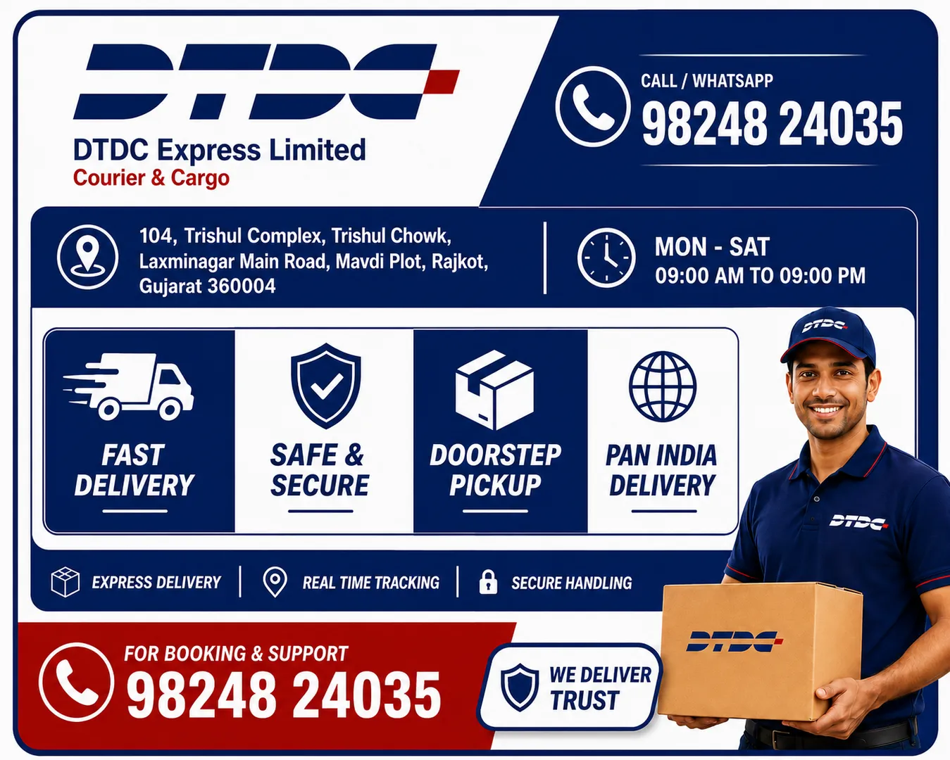 Courier Service Near Me – Fast, Secure & Affordable Courier in Rajkot