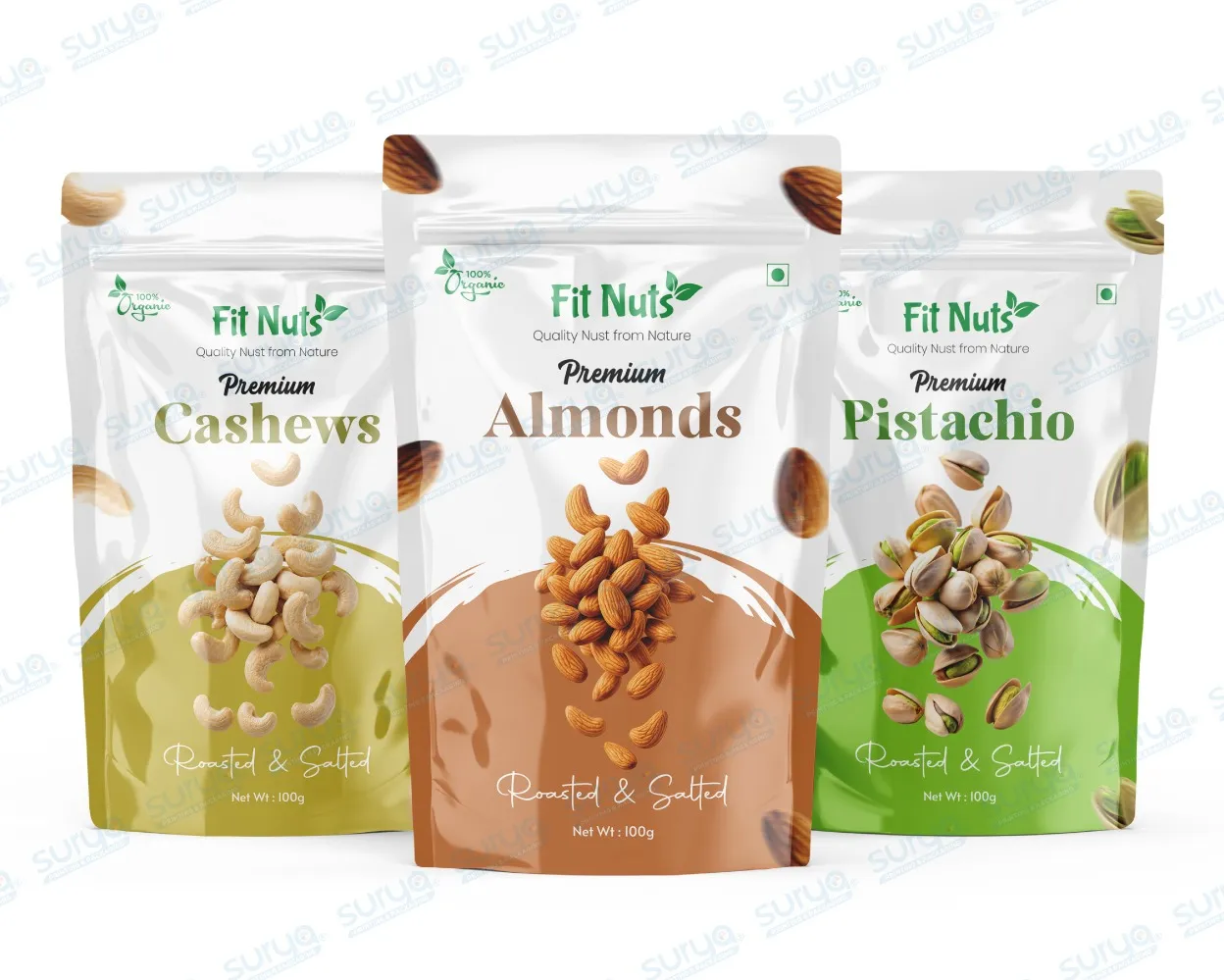 Dry Fruits & Nuts Standup Pouch Printing Services in Gandhipuram, Coimbatore