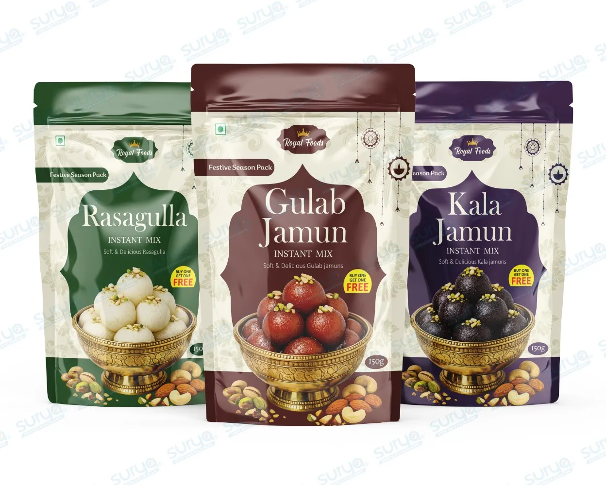 Instant Mix Standup Pouch Printing Services in Gandhipuram, Coimbatore