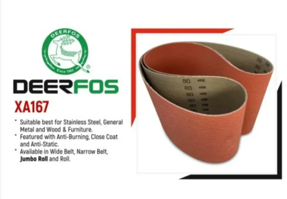 XA167 Deerfos Abrasive Belts Dealer In Delhi